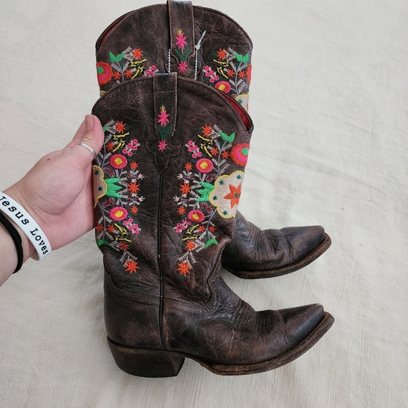Other - Macie bean boots floral snip toe kids size 2